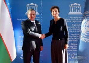 Президент Узбекистана встретился с Генеральным директором ЮНЕСКО 