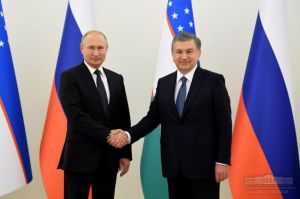 Начались переговоры Президентов Узбекистана и России 