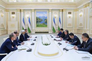 Президент Узбекистана принял директора-распорядителя Международного валютного фонда
