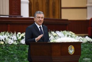 Выступление Президента Республики Узбекистан Шавката Мирзиёева на первом заседании Законодательной палаты Олий Мажлиса